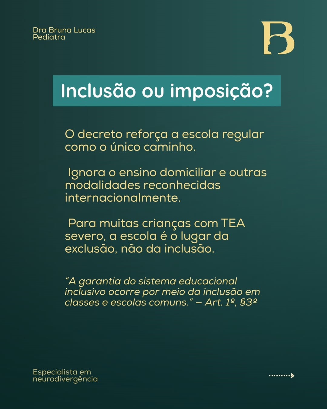 Crítica ao decreto: inclusão ou imposição de modelo único